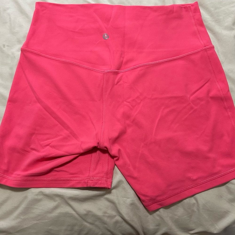 Lululemon align pink shorts 6”